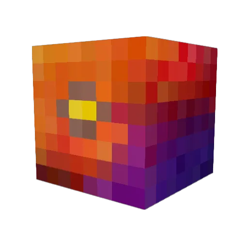 mmaah Minecraft avatar head, 3D render