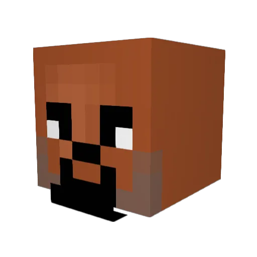 mmaarrkkuuss Minecraft avatar head, 3D render