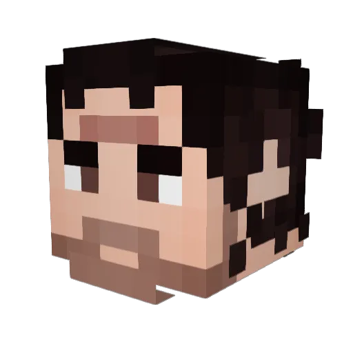 mmagiix00 Minecraft avatar head, 3D render
