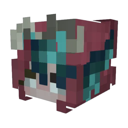 mmaineee Minecraft avatar head, 3D render