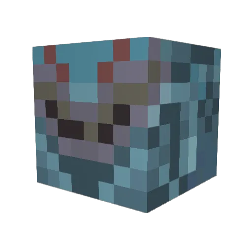 mmainzer Minecraft avatar head, 3D render