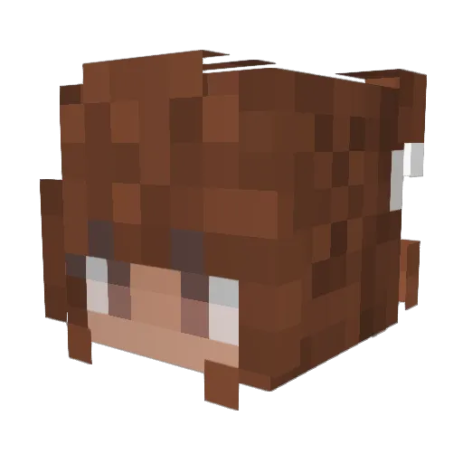 mmark322 Minecraft avatar head, 3D render
