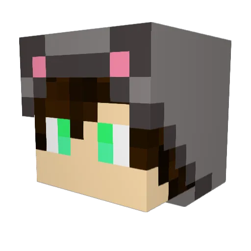 mmarnixx Minecraft avatar head, 3D render