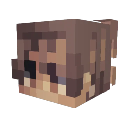 mmattew7 Minecraft avatar head, 3D render