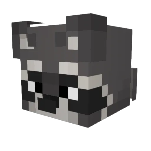 mmauro Minecraft avatar head, 3D render