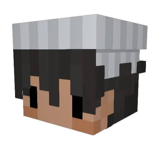 mmctho Minecraft avatar head, 3D render