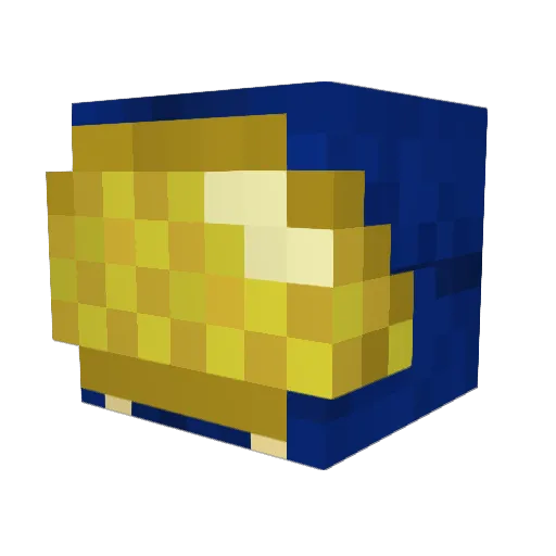 mmezey Minecraft avatar head, 3D render