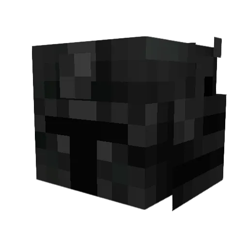 mmezim Minecraft avatar head, 3D render