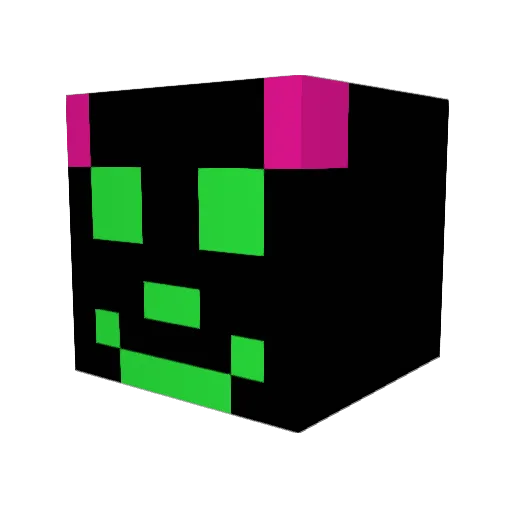 mmhorep Minecraft avatar head, 3D render