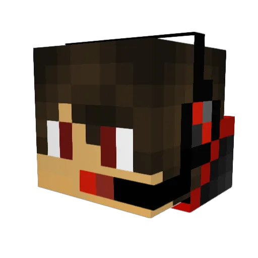 mmiisstt Minecraft avatar head, 3D render