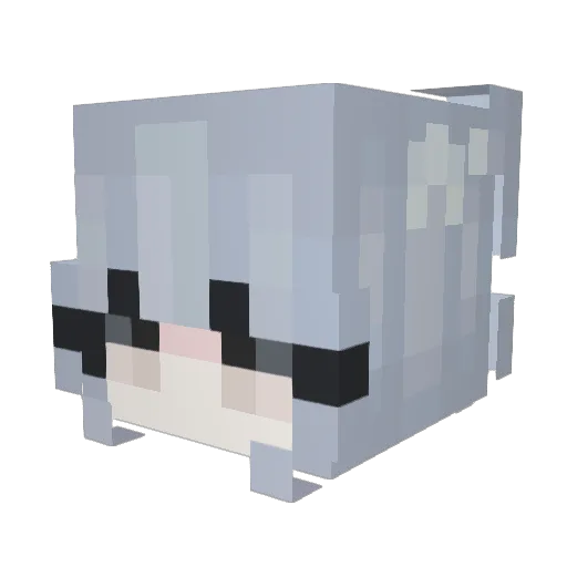 mmin0712 Minecraft avatar head, 3D render