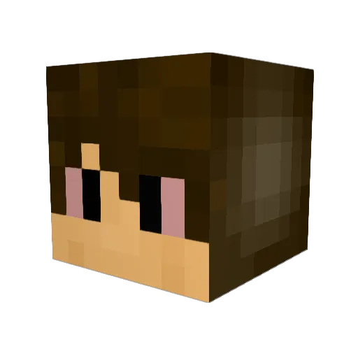 mmkranzler Minecraft avatar head, 3D render