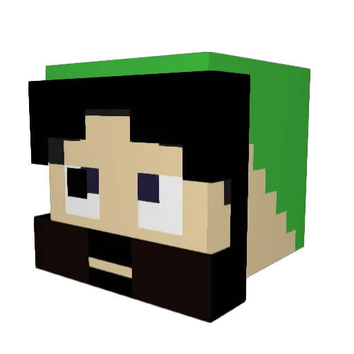mmmStephen Minecraft avatar head, 3D render