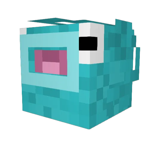 mmmmmmnmmmmmmmmm Minecraft avatar head, 3D render