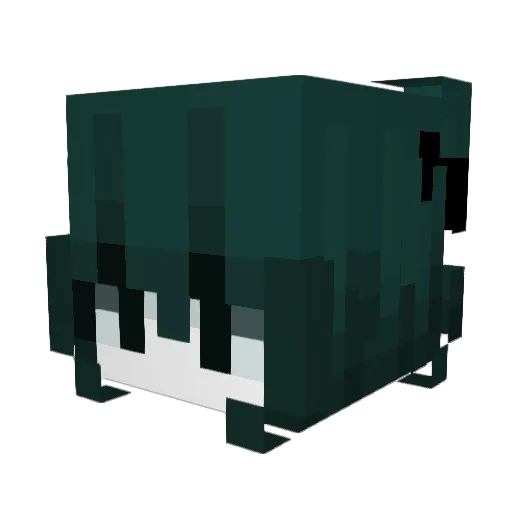 mmmonique Minecraft avatar head, 3D render