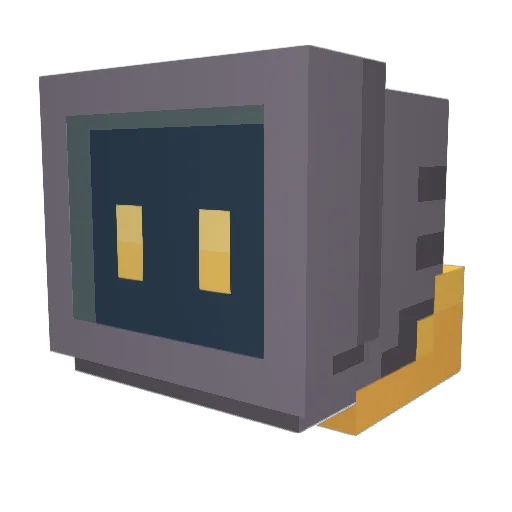 mmmothman Minecraft avatar head, 3D render