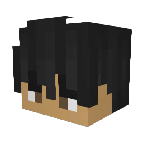 mmmunge Minecraft avatar head, 3D render