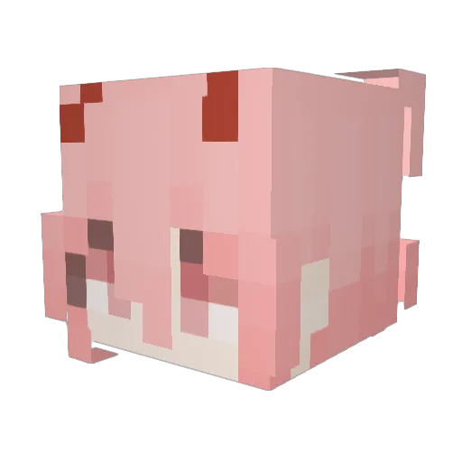 mmorbid Minecraft avatar head, 3D render