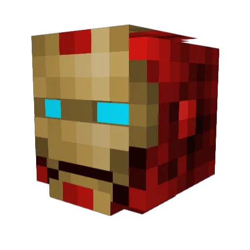 mmt007 Minecraft avatar head, 3D render