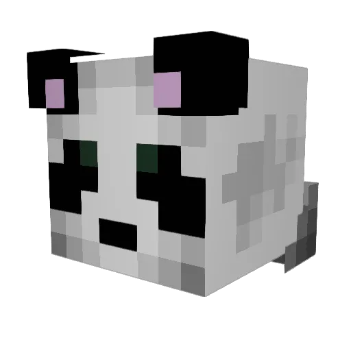 mmtmu7 Minecraft avatar head, 3D render
