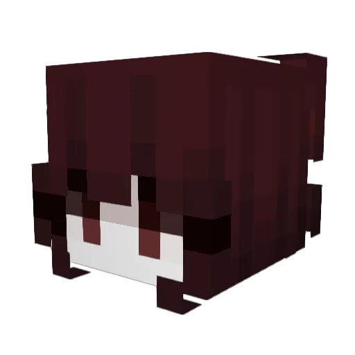 mmurderr Minecraft avatar head, 3D render