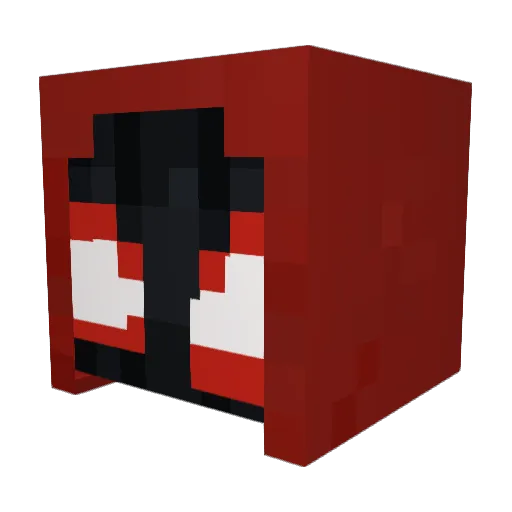 mmx049 Minecraft avatar head, 3D render