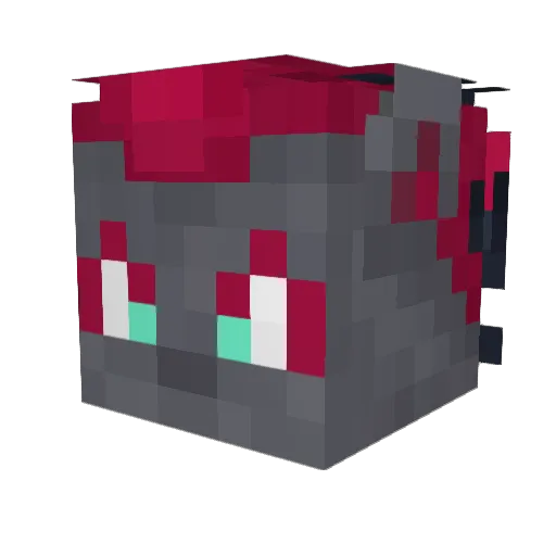 mmx5472 Minecraft avatar head, 3D render