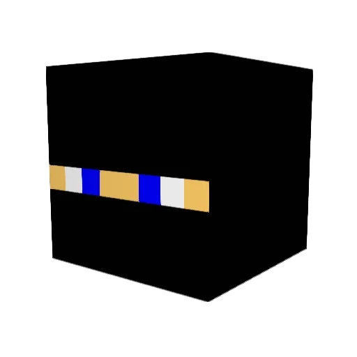 mmz05 Minecraft avatar head, 3D render