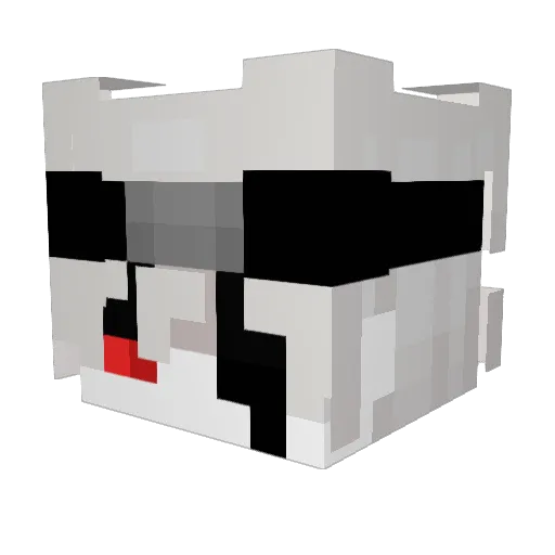 mn3_msmc_r56 Minecraft avatar head, 3D render
