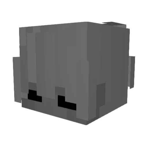 mndfsoda Minecraft avatar head, 3D render