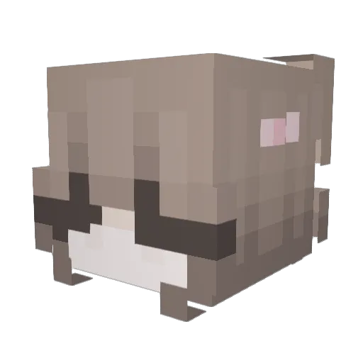 mngiyu Minecraft avatar head, 3D render