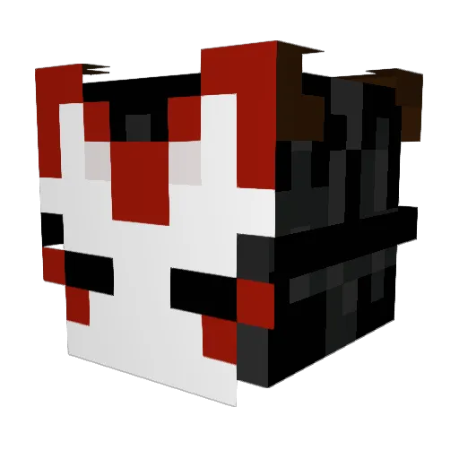 mnhvu Minecraft avatar head, 3D render