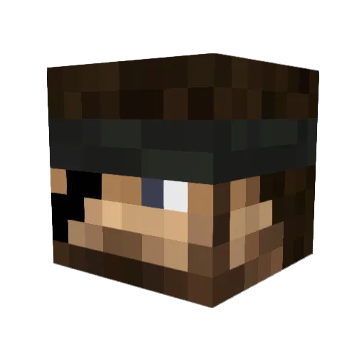 mnicklisch89 Minecraft avatar head, 3D render