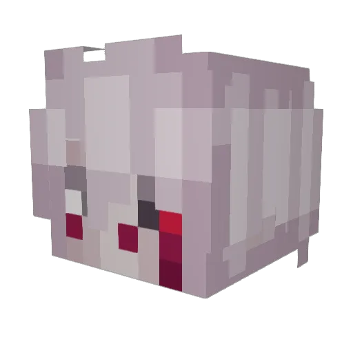 mnoiall Minecraft avatar head, 3D render