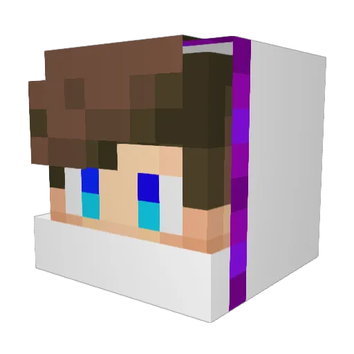 mnokeybrute Minecraft avatar head, 3D render