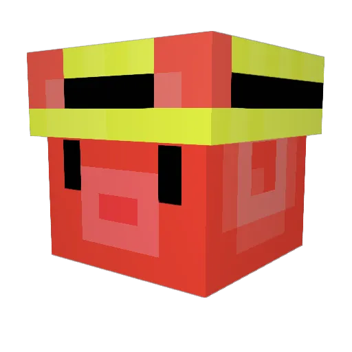 mnoono Minecraft avatar head, 3D render