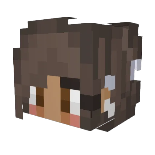 mnorton27 Minecraft avatar head, 3D render