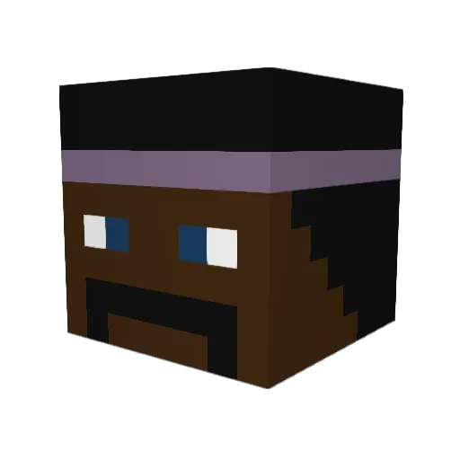 mo3thxKENG Minecraft avatar head, 3D render