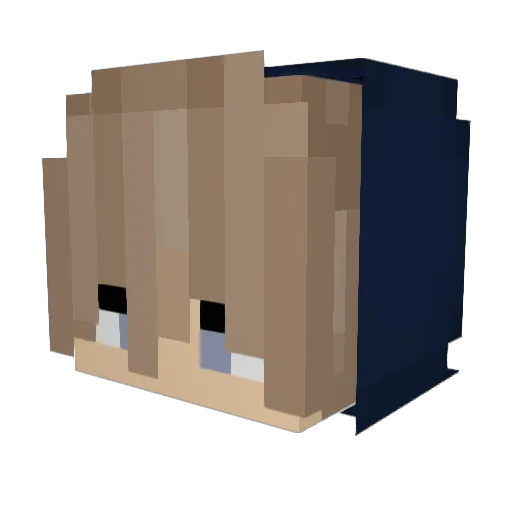 moS_999 Minecraft avatar head, 3D render