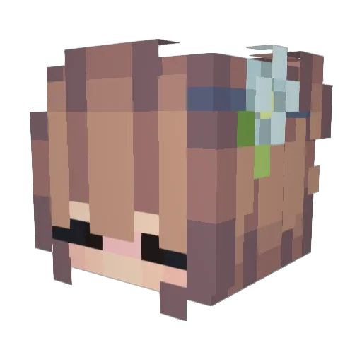 mo_alajmi Minecraft avatar head, 3D render