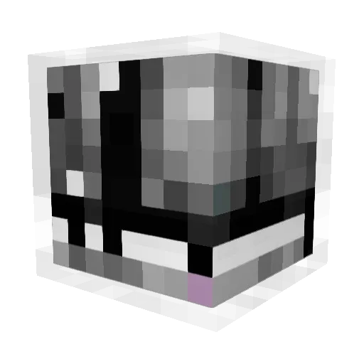 mo_f7m Minecraft avatar head, 3D render