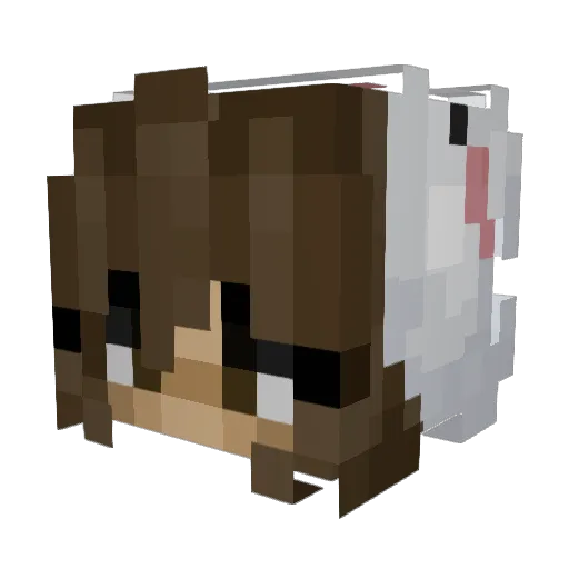 mo_orea Minecraft avatar head, 3D render