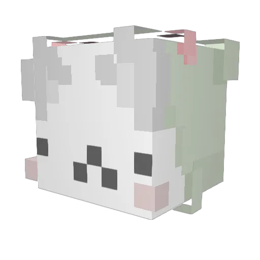 moa14 Minecraft avatar head, 3D render