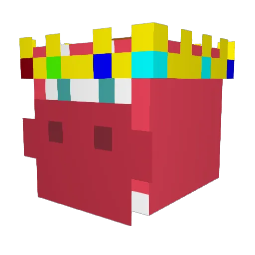 mobad3 Minecraft avatar head, 3D render