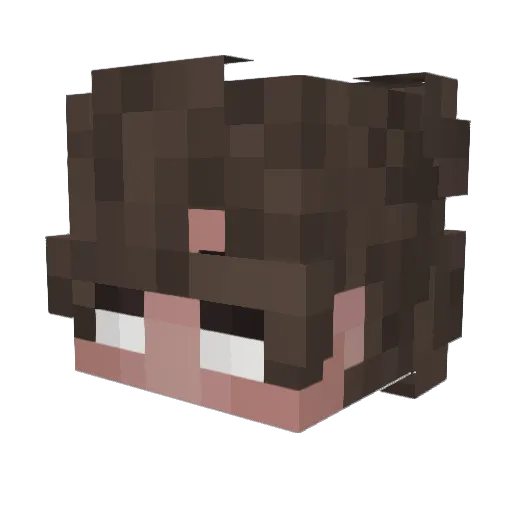 mobmeister Minecraft avatar head, 3D render