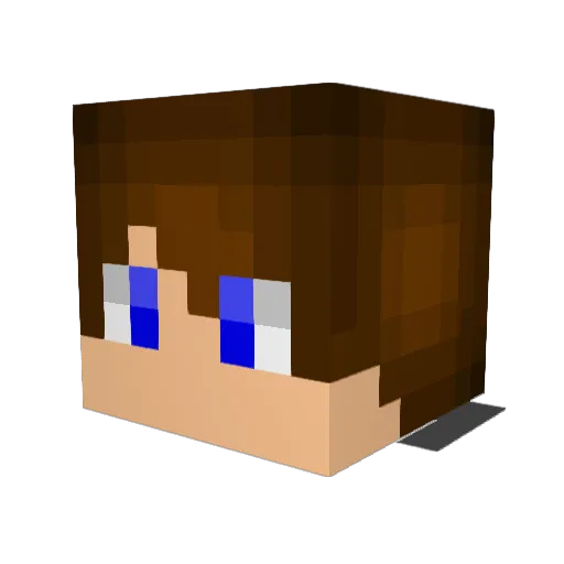 mobslayerr87 Minecraft avatar head, 3D render