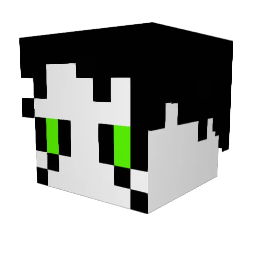mobus99 Minecraft avatar head, 3D render