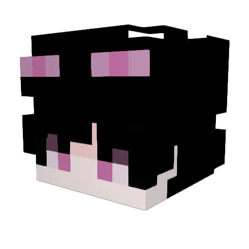 mobzinho Minecraft avatar head, 3D render
