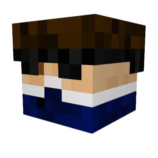 mocarsky22 Minecraft avatar head, 3D render