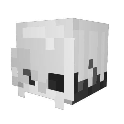 mocch1ee Minecraft avatar head, 3D render